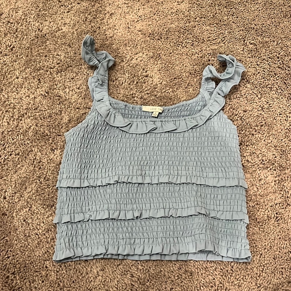 Love tree crop top